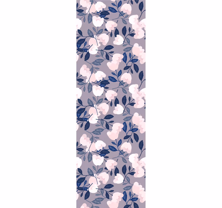 Blossom bloom pattern ornamental flower wallpaper - TenStickers