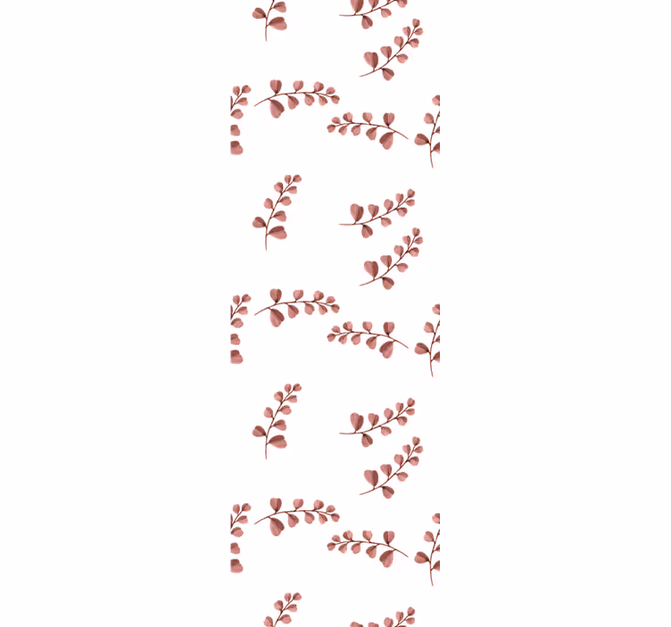 Delicate white vine ornamental flower wallpaper - TenStickers