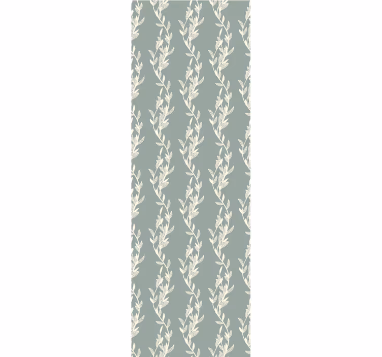 Delicate Vine Design ornamental flower wallpaper - TenStickers
