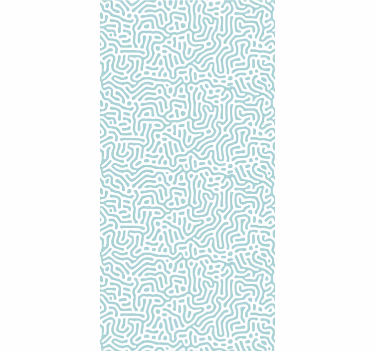 Wavy Line Art geometric wallpaper - TenStickers