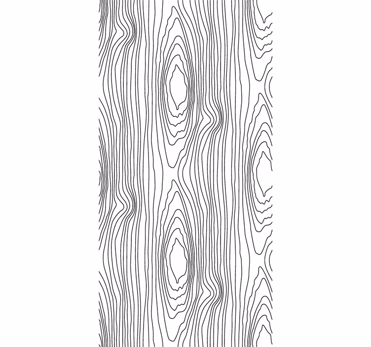 Linear tree rings wood effect  wallpaper - TenStickers