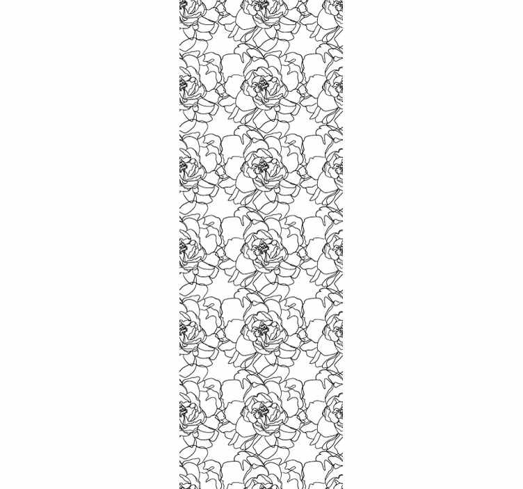Ornamental flower wallpaper elegant flower bloom - TenStickers