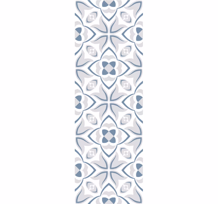 Elegant Floral Shapes tile wallpaper - TenStickers