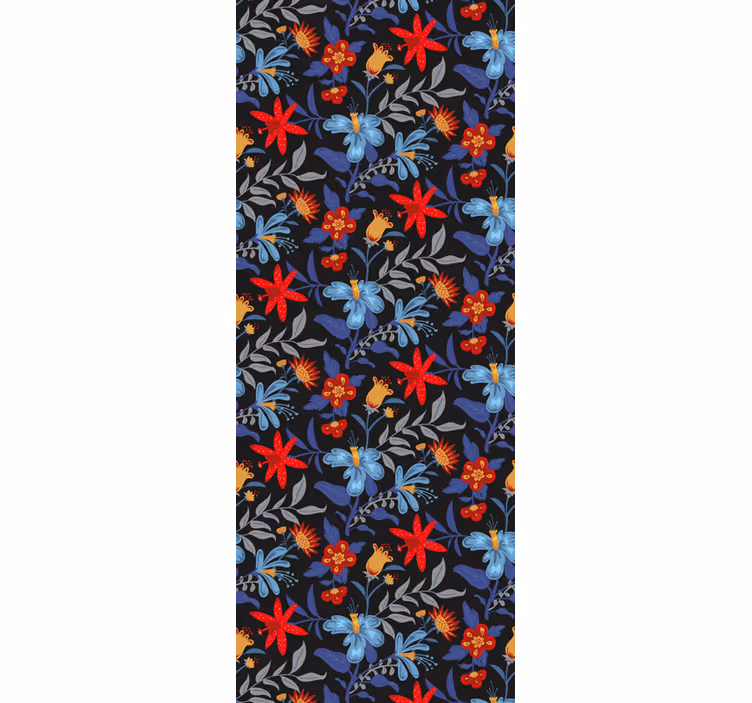 Vibrant Floral Array flower wallpaper - TenStickers
