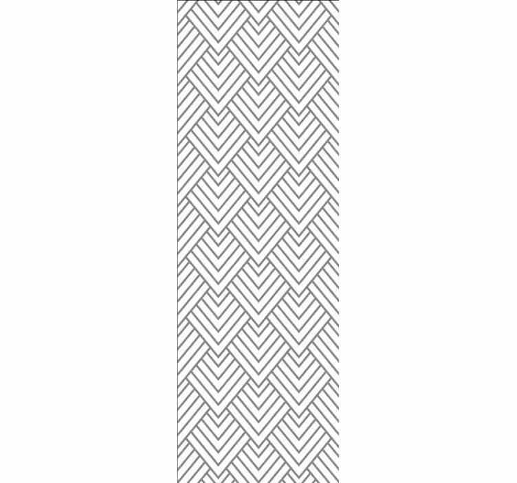 Chevron Lines geometric wallpaper - TenStickers