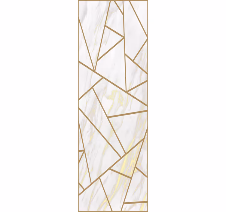Geometric Glass Effect 3D wallpaper - TenStickers