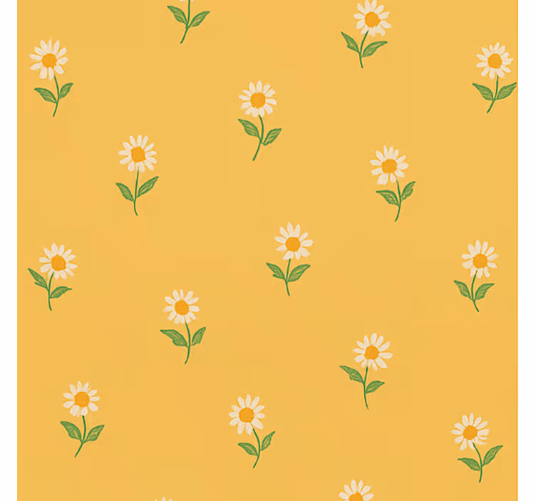 1940's daisy nursery design vintage wallpaper - TenStickers