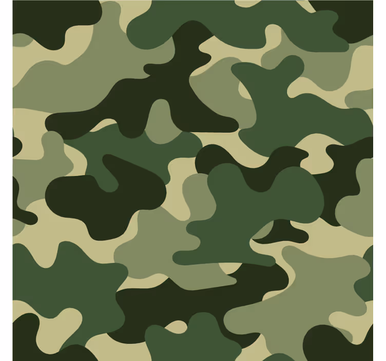Nature wallpaper camo pattern design - TenStickers