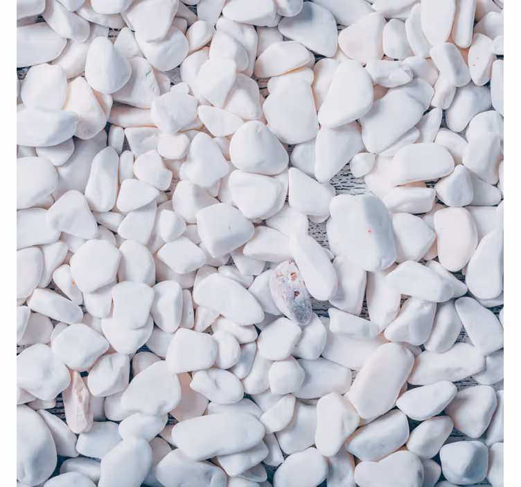 Stone wallpaper in realistic white - TenStickers