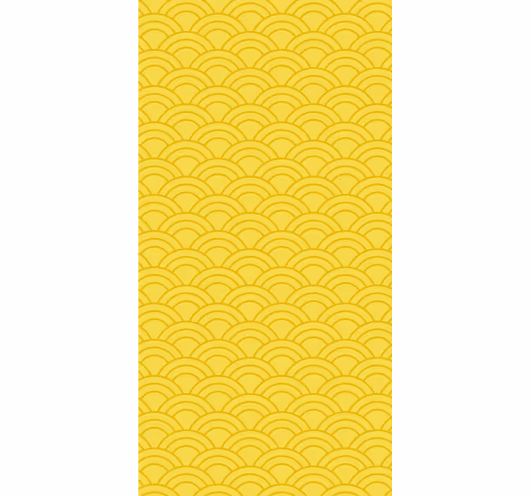 Ornamental wallpaper illuminating pantone design - TenStickers