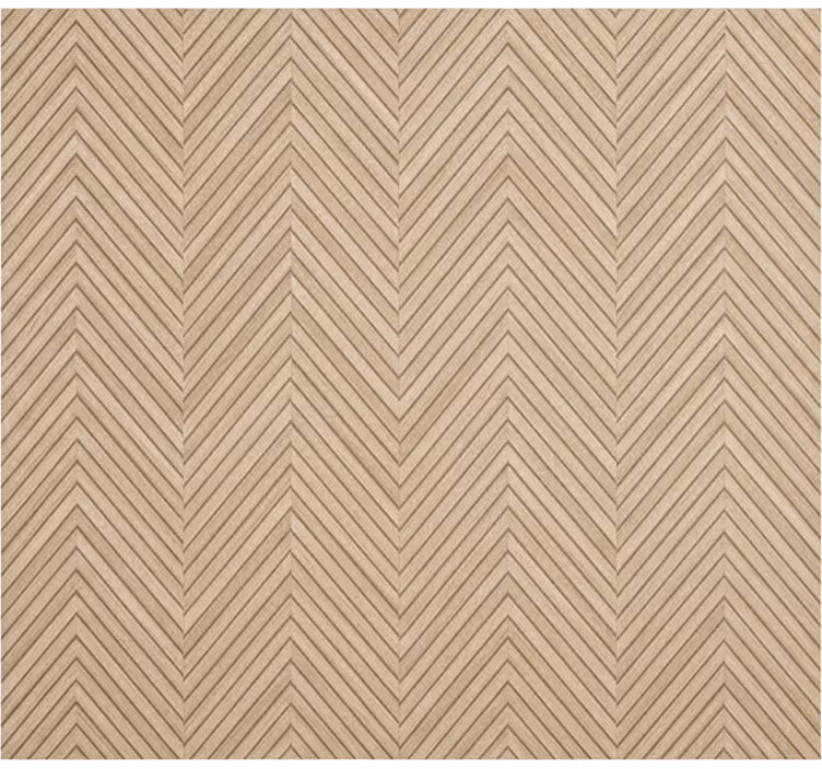 Living room wallpaper wooden chevron pattern - TenStickers