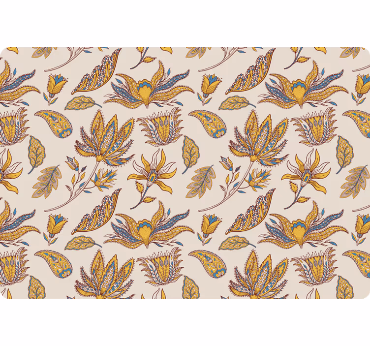 Flower wallpaper paisley flower collection - TenStickers