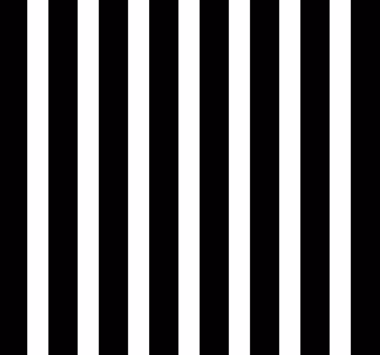 Living room wallpaper in solid vertical stripes - TenStickers