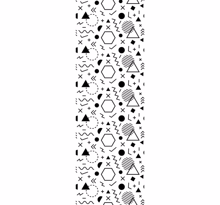 Ornamental wallpaper in striking abstract designs - TenStickers