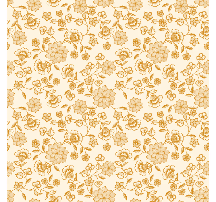 Ornamental wallpaper graceful botanical inspiration - TenStickers
