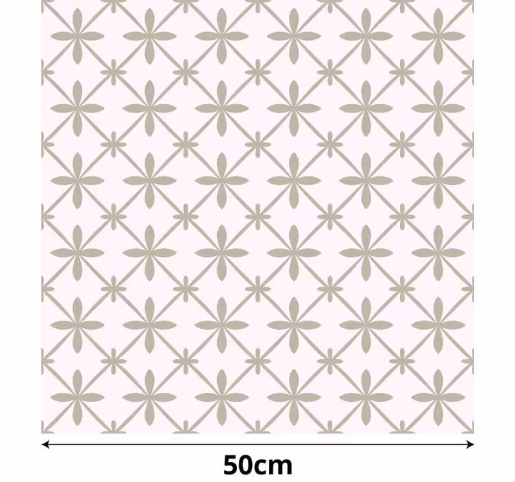 Bedroom wallpaper in a vintage simple pattern - TenStickers