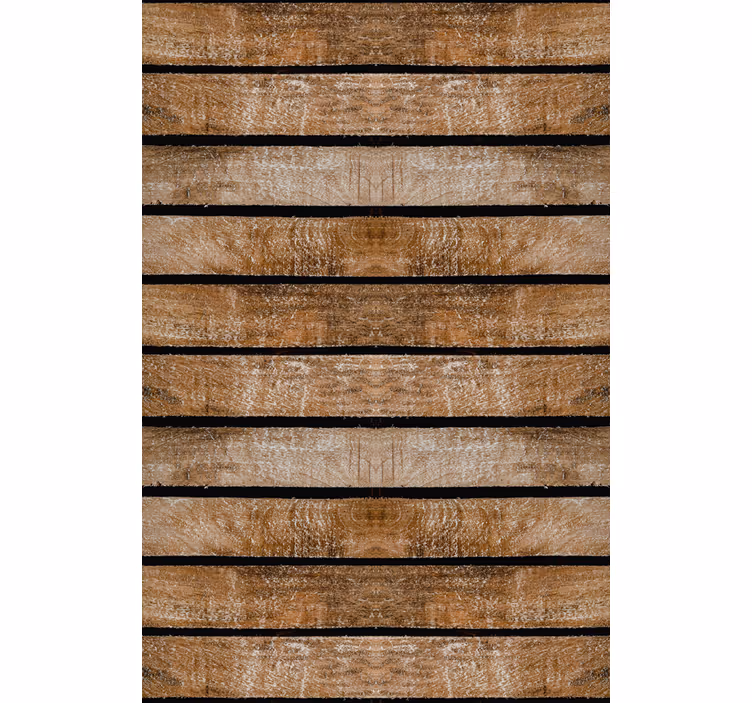 Textured wallpaper with wooden pallet design - TenStickers