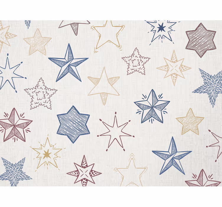 Christmas wallpaper natural christmas design - TenStickers