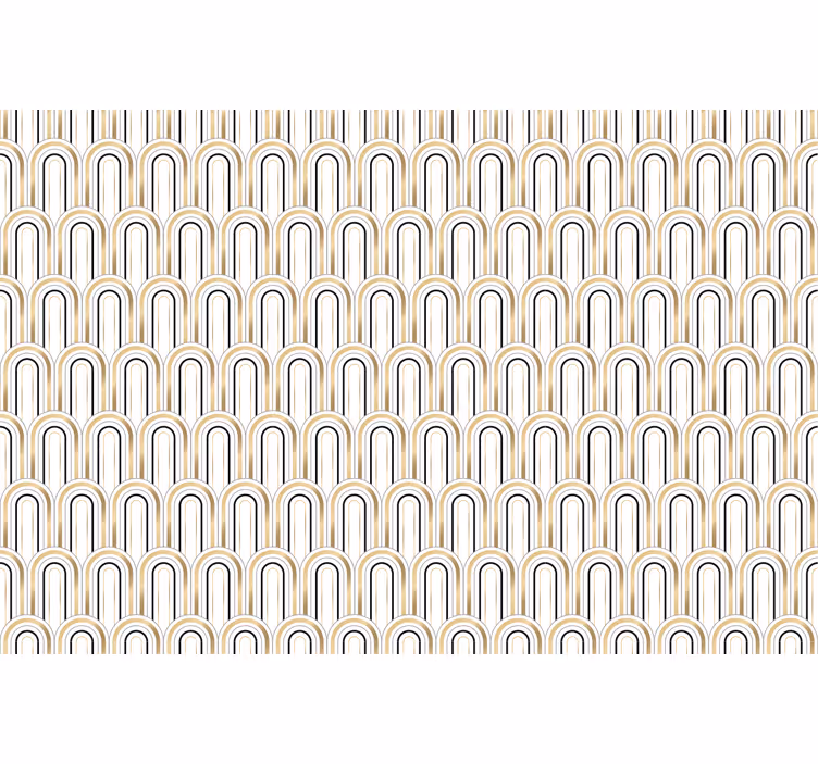 Office wallpaper arch pattern design - TenStickers