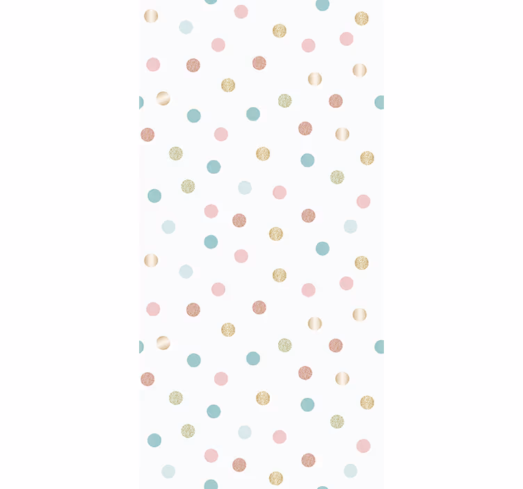 Entrance wallpaper glitter confetti polka dot pattern - TenStickers