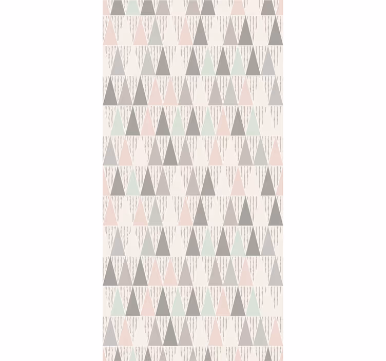 Geometric wallpaper triangular pattern design - TenStickers