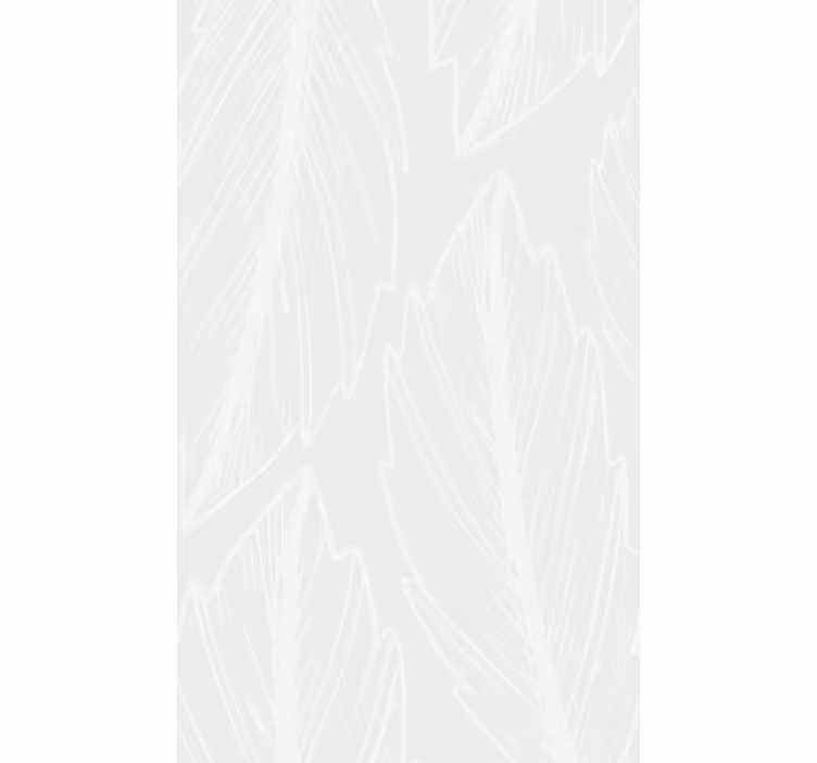 Nature wallpaper with feather imprint design - TenStickers