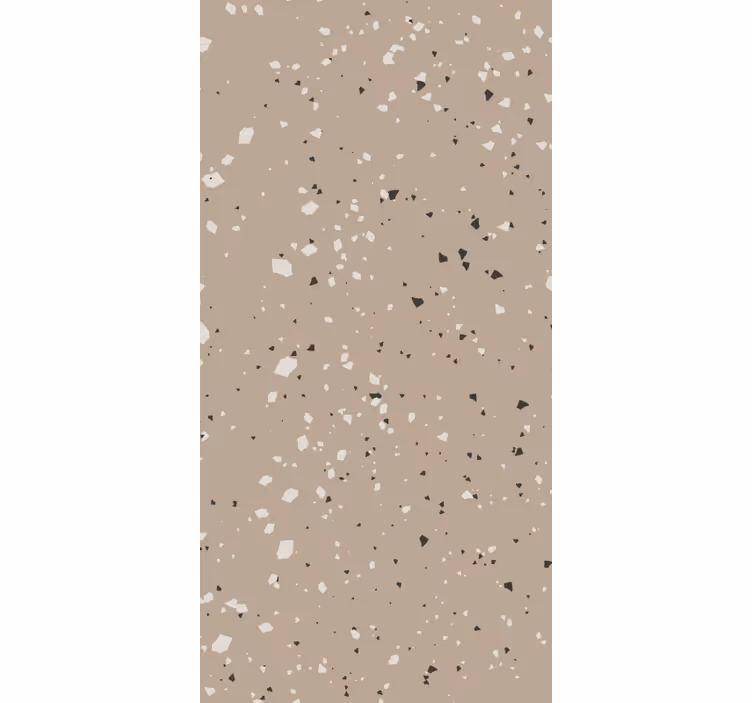 Textured wallpaper beige terrazzo design - TenStickers