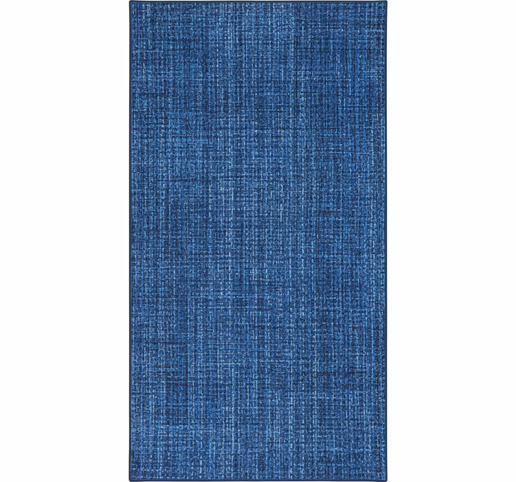 Textured wallpaper blue fabric look - TenStickers