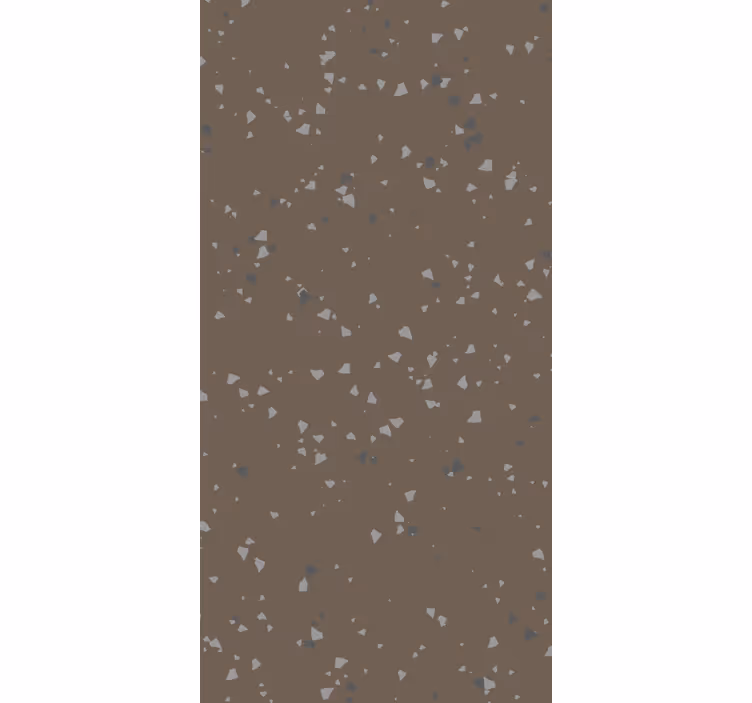 Textured wallpaper brown and grey terrazzo - TenStickers