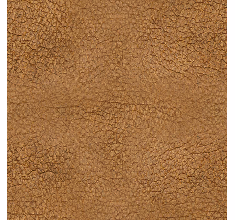 Textured wallpaper brown leather look - TenStickers