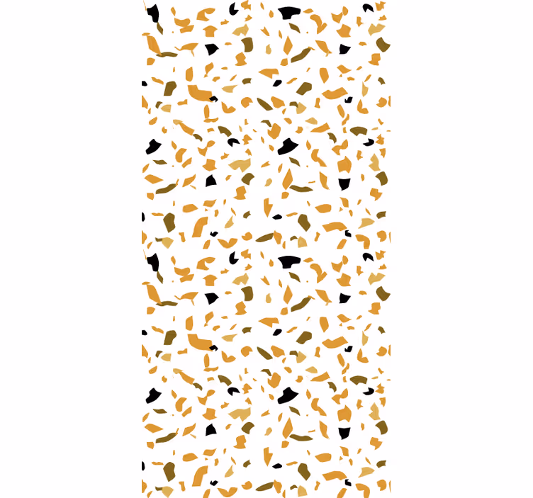 Textured wallpaper in warm colors terrazzo style - TenStickers
