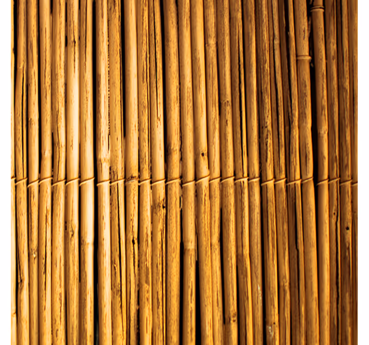 Textured wallpaper bamboo texture effect - TenStickers