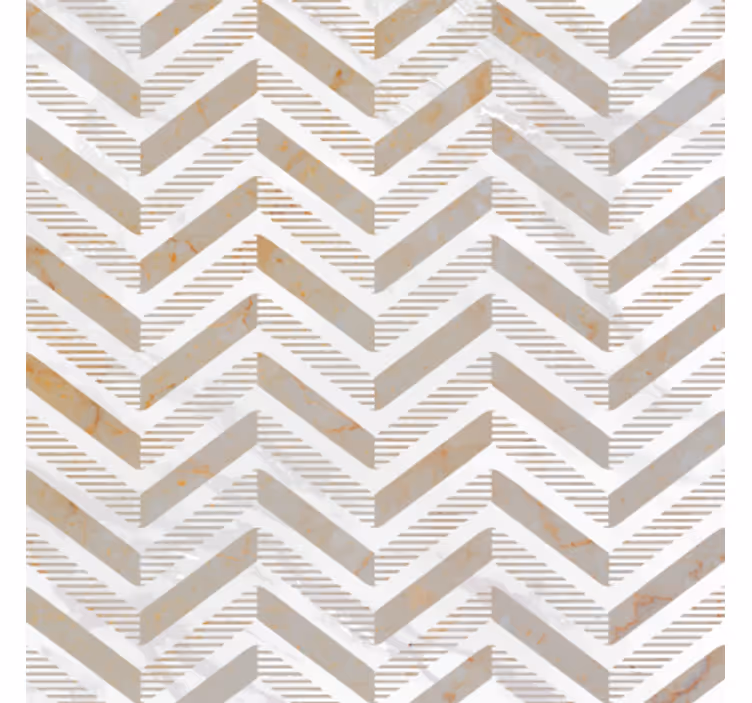 Stone wallpaper white matte marble kitchen - TenStickers