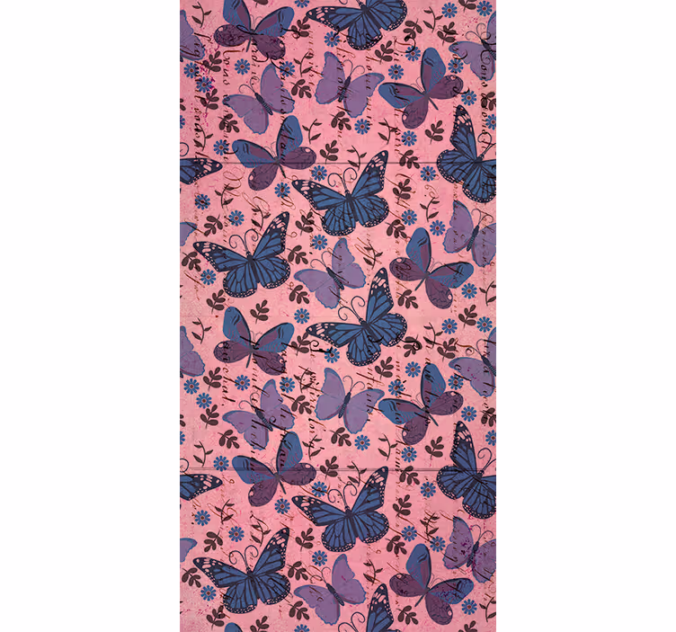 Kids wallpaper in purple hues with quotes - TenStickers