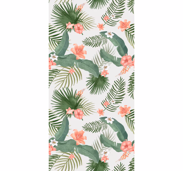 Kids wallpaper hollywood regency plant design - TenStickers
