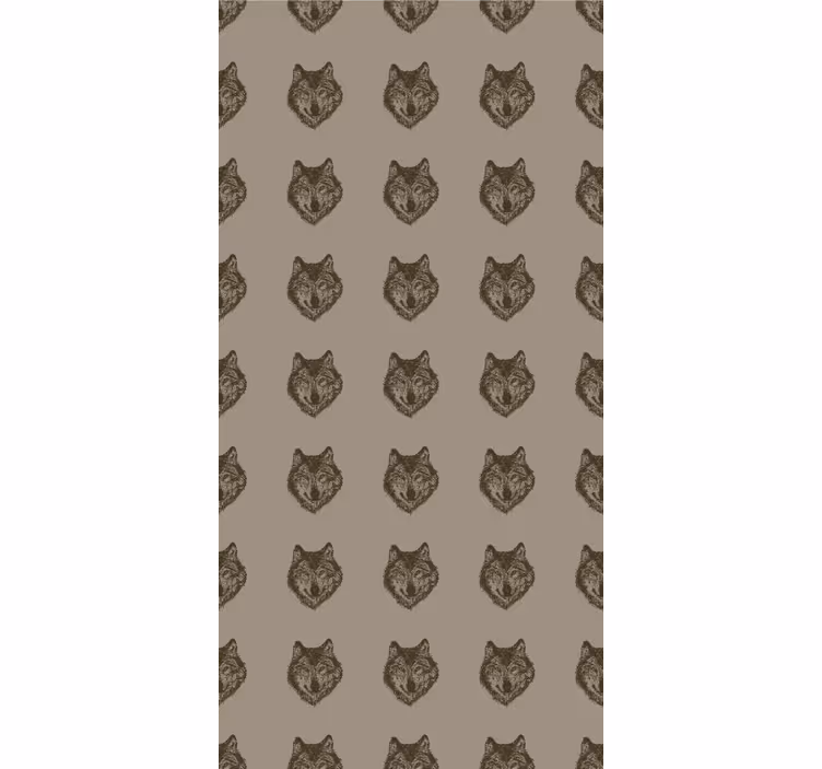 Kids wallpaper european wolf - TenStickers