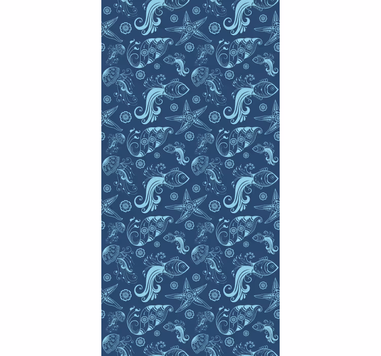 Kids wallpaper ocean life design - TenStickers