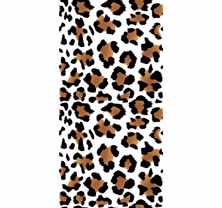 Kids wallpaper leopard spot design - TenStickers