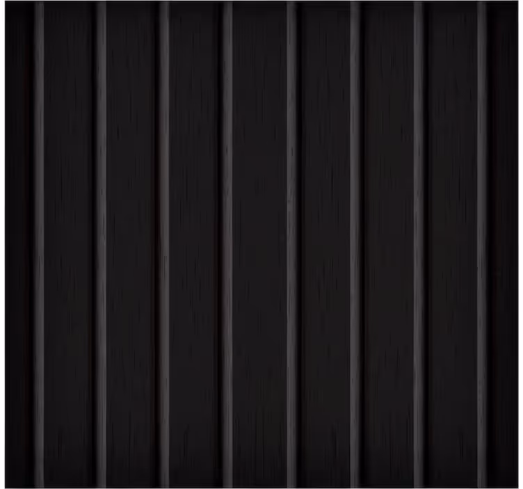 Living room wallpaper rustic black panel - TenStickers