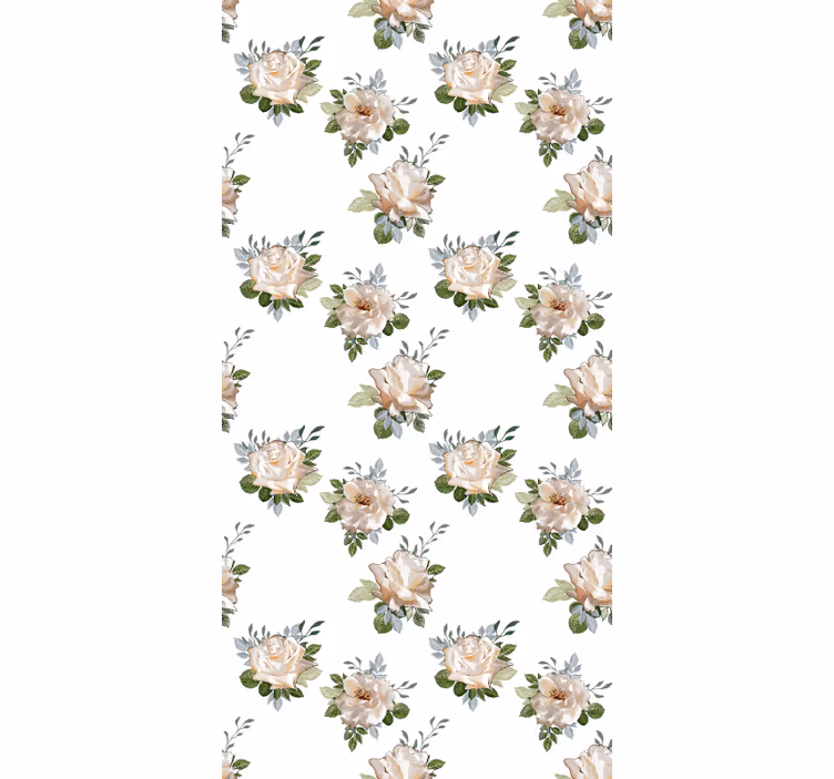Hallway wallpaper in cosmopolitan style design - TenStickers