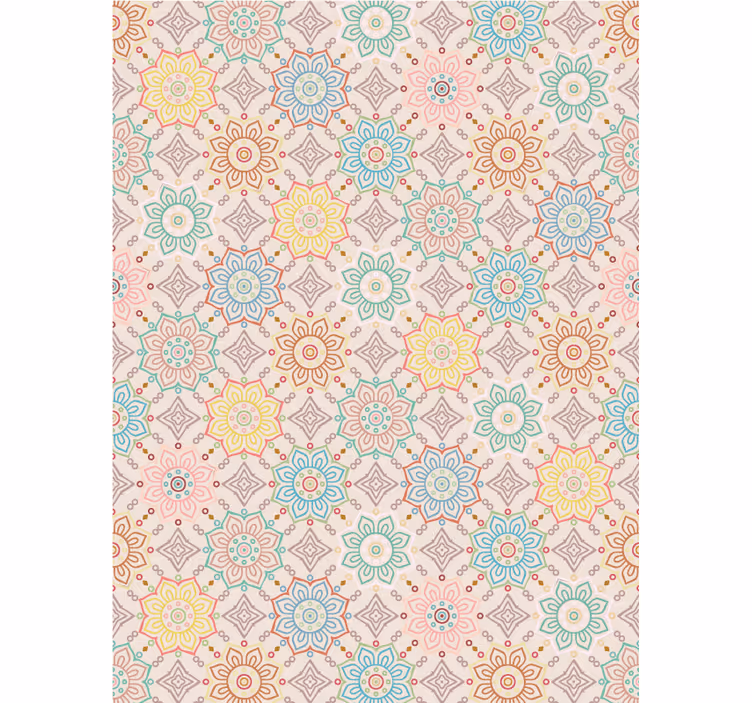 Hallway wallpaper original "granny chic" - TenStickers
