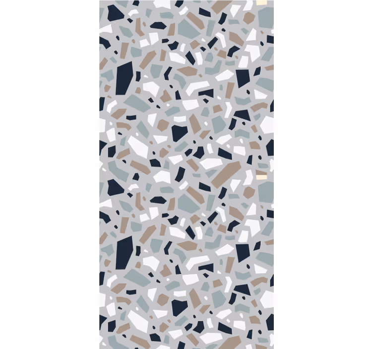 Textured wallpaper with abstract terrazzo design - TenStickers