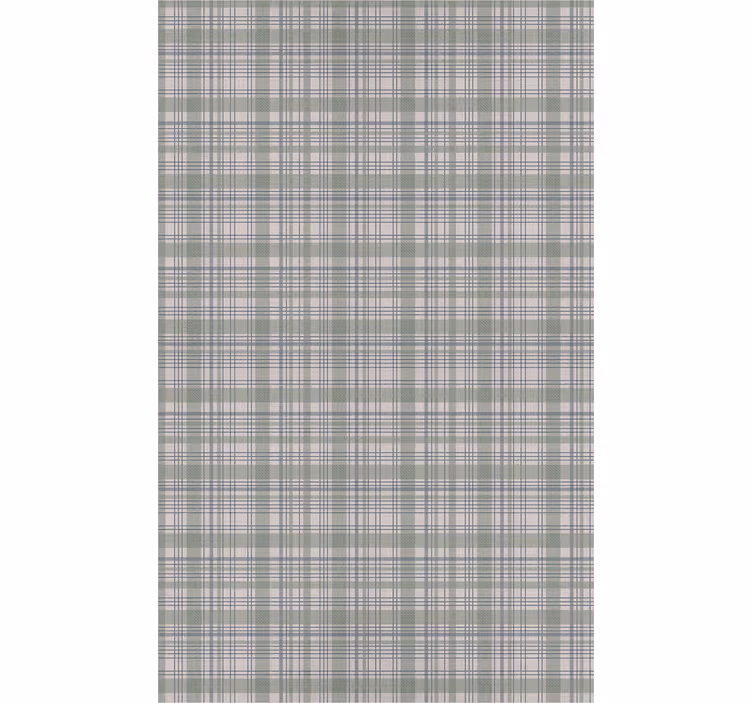 Classic wallpaper green tartan - TenStickers