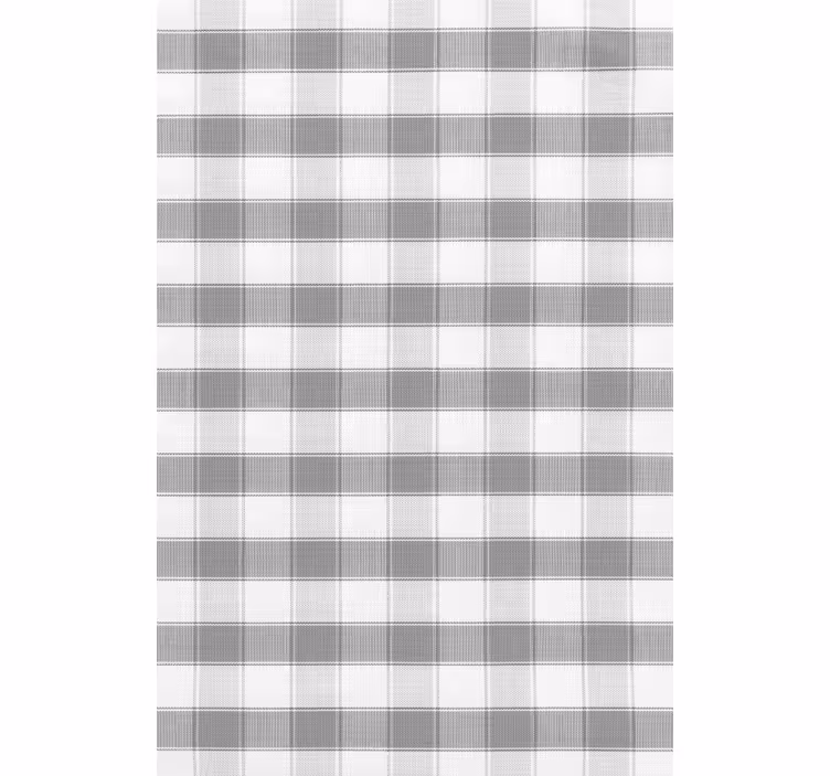 Living room wallpaper classic checkered design - TenStickers