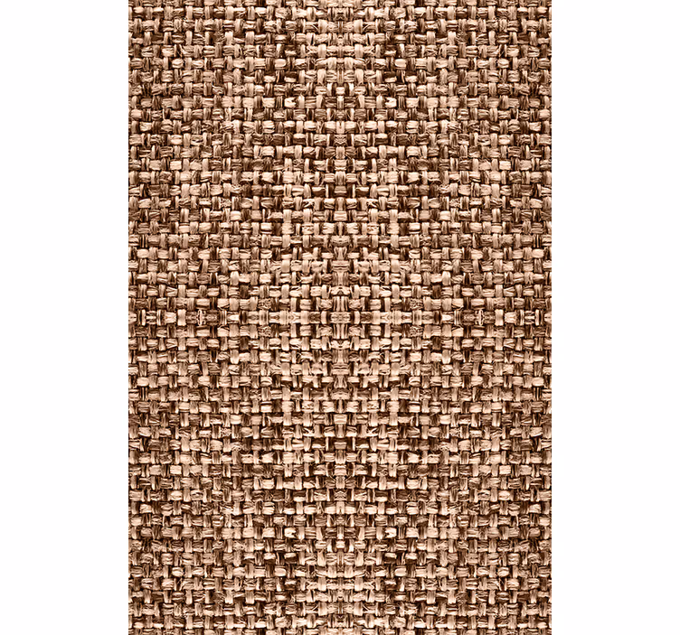Living room wallpaper natural fiber weave - TenStickers