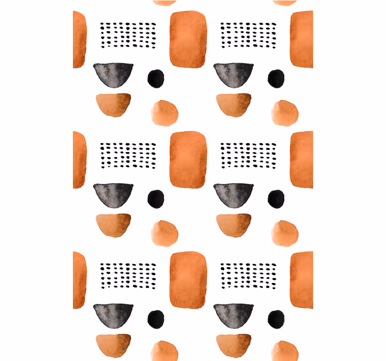 Office wallpaper with minimalist geometric shapes - TenStickers