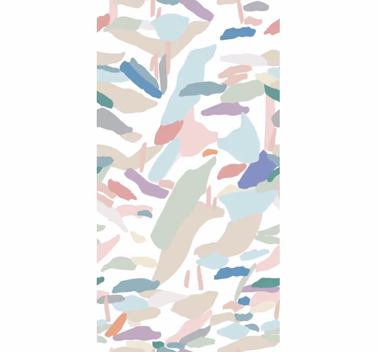 Modern wallpaper in gentle abstract shades - TenStickers