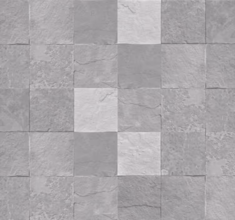 Bathroom wallpaper marbled tile design - TenStickers