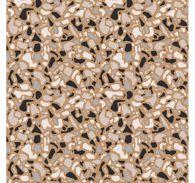 Bathroom wallpaper with textured stone design - TenStickers