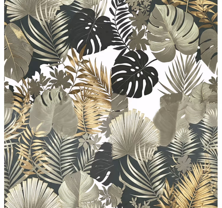 Master bedroom wallpaper in botanical & floral designs - TenStickers
